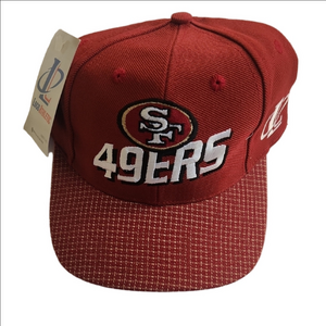 Logo Athletic Red Cap with NFL Pro Line Tag